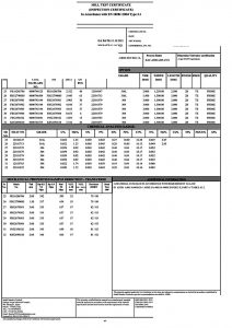 Сертификат качества EN 10204 3.1 — лист AISI 304/316L, 1,5–3,0 мм (Jindal Stainless)